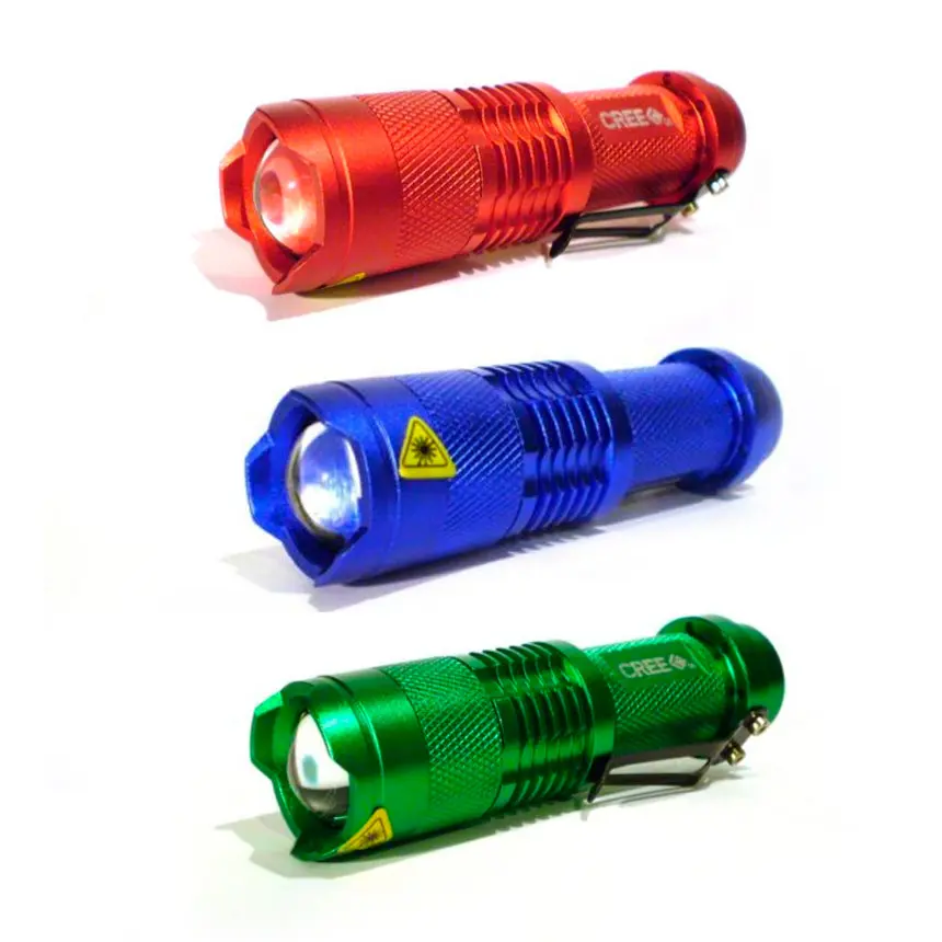 Kolme Q5-led taskulamppua- Retkelle.com Kolme Q5-led taskulamppua- Retkelle.com