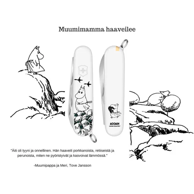 Victorinox Muumimamma haaveilee Muumi Collector's Edition linkkuveitsi- Retkelle.com