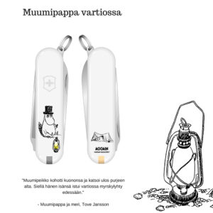 Victorinox Muumipappa vartiossa Muumi Collector's Edition linkkuveitsi- Retkelle.com