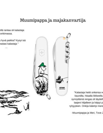 Victorinox Muumipappa ja majakanvartija Muumi Collector's Edition linkkuveitsi- Retkelle.com